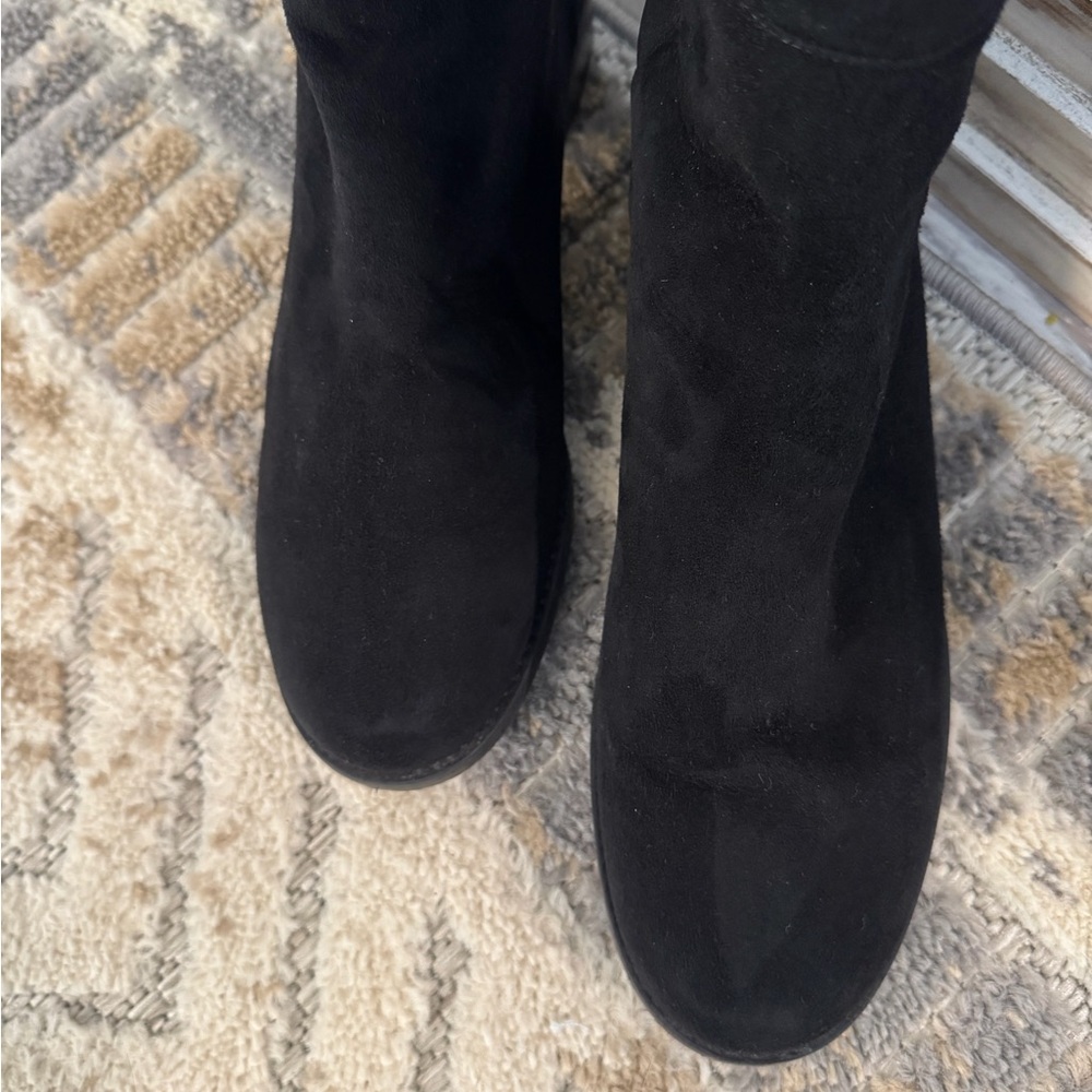 Stuart Weitzman Black Suede Over-the-Knee (OTK) 5050 Boots women’s size 11 - Picture 5 of 15